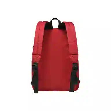 木村耀司 休闲运动简约百搭大容量通勤潮流多功能旅游运动多口袋 牛津纺 电脑包旅行包背包双肩包 男女同款 黑色/红色 大号