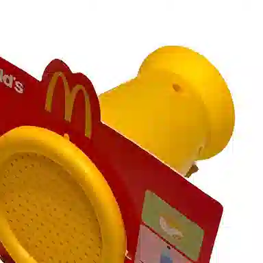 麦当劳 儿童套餐 得来速餐厅点餐麦克风 黄色 玩具