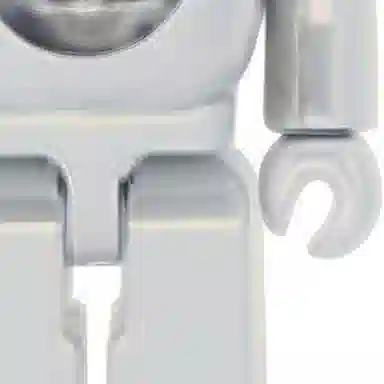 BE@RBRICK x atmos Star Electroplated White