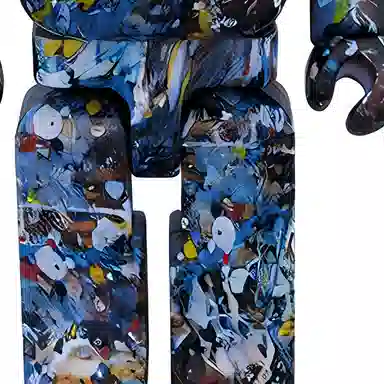 BERBRICK Water Print Jackson Pollock 28cm70cm