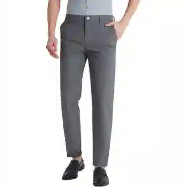 利郎 时尚简约商务纯色休闲裤 男款 深灰