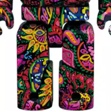 BE@RBRICK Psychedelic Paisley