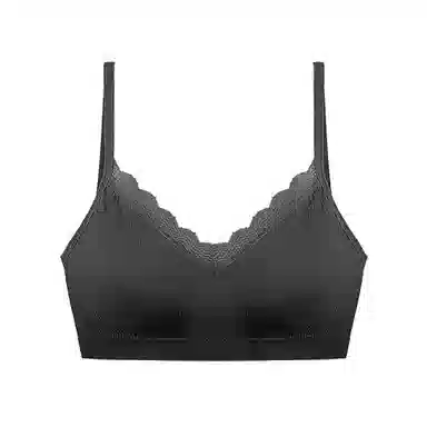 二三二三 纯色简约舒适无痕无钢圈收副乳小胸聚拢背心式美背文胸 女款