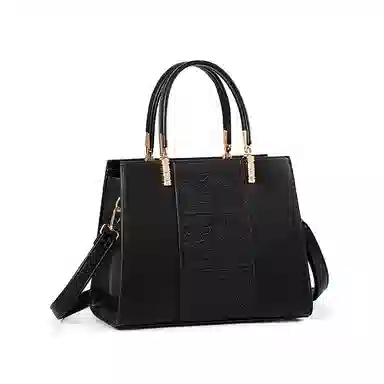 维尼奥 大容量高级感质感小众通勤包百搭 合成革 妈妈手提包单肩斜挎 常规 女款 黑色/蓝色/红色