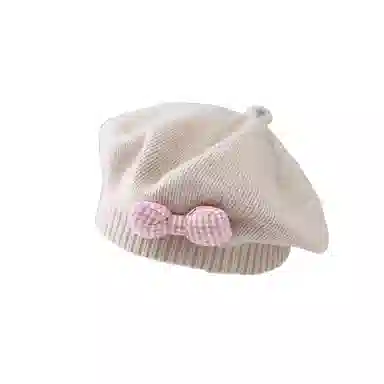 撞青春 可爱超萌女孩洋气韩版毛线画家帽 针织 贝雷帽 儿童款