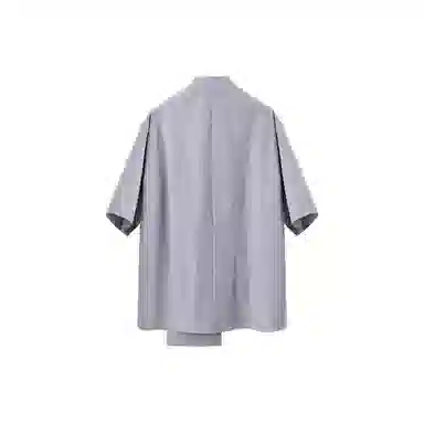Huanzhe Short Sleeve Shirt Grey Purple