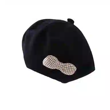 撞青春 可爱超萌女孩洋气韩版毛线画家帽 针织 贝雷帽 儿童款