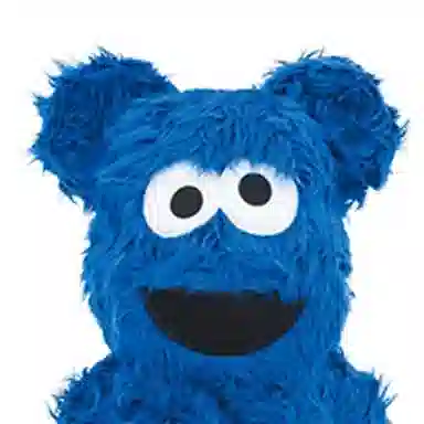 BERBRICK cookie monster 28cm70cm