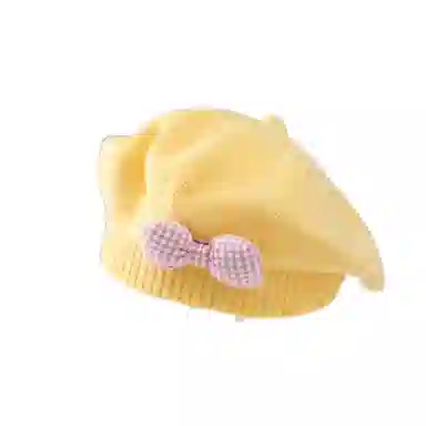 撞青春 可爱超萌女孩洋气韩版毛线画家帽 针织 贝雷帽 儿童款