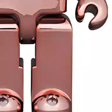 BE@RBRICK MEDICOM TOY PLUS Pink Gold Chrome Ver.