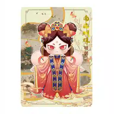 哲高积木 传承兽系列 南海蝴蝶朝代服饰收藏卡牌 卡牌周边