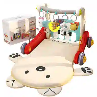 益米 脚踏钢琴健身架 学步 早教益智玩具