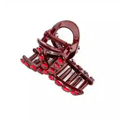 卡铂雅 红色气质复古休闲时尚潮流设计极简高级感港风气质 发夹 女款