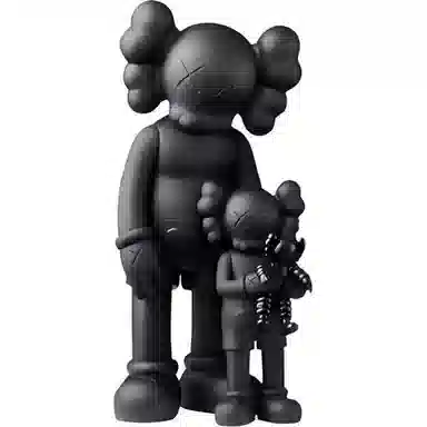 KAWS TOKYO FIRST FAMILY Black 34cm