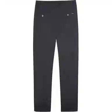 才子 中腰纯色修身微弹休闲裤 男款 黑色