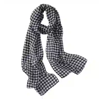 杭丝路 小长条纱巾围巾薄款护颈遮脖子防晒 桑蚕丝 丝巾 女款