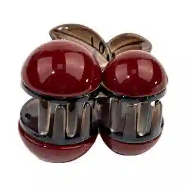 卡铂雅 红色宝石复古休闲时尚潮流设计极简高级感港风气质 发夹 女款