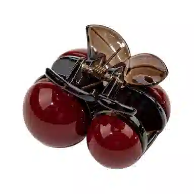 卡铂雅 红色宝石复古休闲时尚潮流设计极简高级感港风气质 发夹 女款