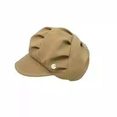 撞青春 云朵褶皱包八角素颜短檐 腈纶 贝雷帽 女款