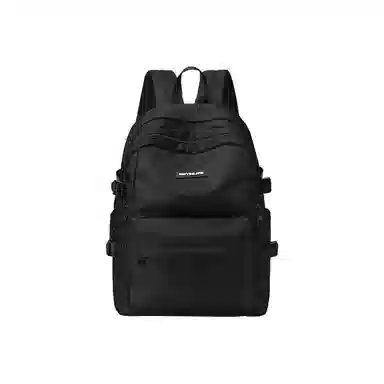 木村耀司 休闲简约百搭大容量初高中大学生通勤潮流多功能旅游 牛津纺 双肩包书包旅行包电脑包背包 常规 女款 黑色/卡其色