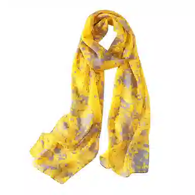 杭丝路 小长条纱巾围巾薄款护颈遮脖子防晒 桑蚕丝 丝巾 女款