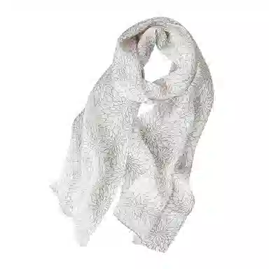 杭丝路 小长条纱巾围巾薄款护颈遮脖子防晒 桑蚕丝 丝巾 女款