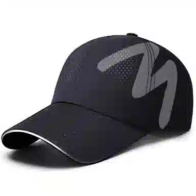 梦特娇 夏季轻薄防晒遮阳帽休闲钓鱼软顶 涤纶 鸭舌帽 男款