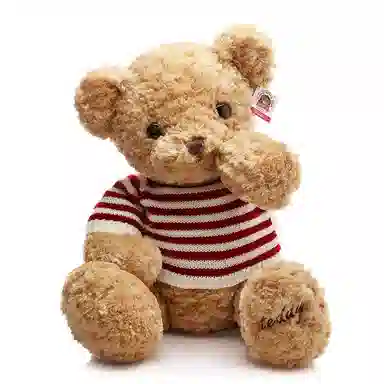 柏文熊 动物 脚印毛衣 挂链款美国毛衣熊 毛绒公仔 玩偶 毛绒公仔