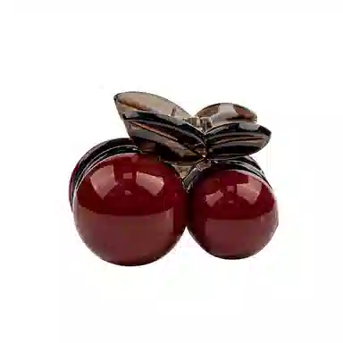 卡铂雅 红色宝石复古休闲时尚潮流设计极简高级感港风气质 发夹 女款