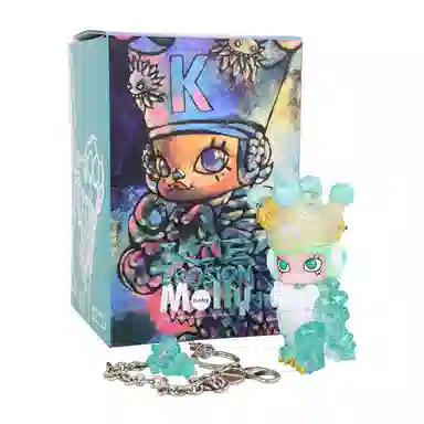 POP MART BABY ICE EROSION MOLLY Green Emerald 8cm