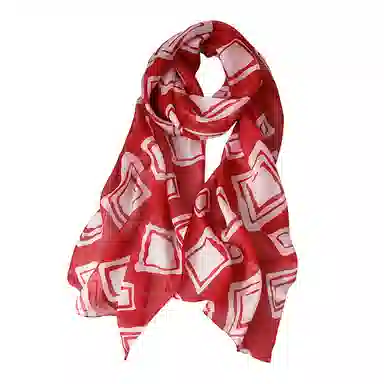 杭丝路 小长条纱巾围巾薄款护颈遮脖子防晒 桑蚕丝 丝巾 女款