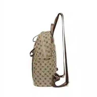 红蜻蜓 简约百搭实用大容量日常 织物 双肩包 常规 女款 黑色/卡其色/粉红色