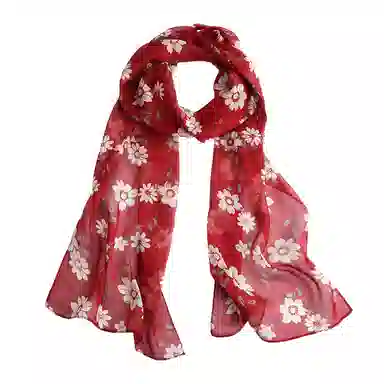 杭丝路 小长条纱巾围巾薄款护颈遮脖子防晒 桑蚕丝 丝巾 女款