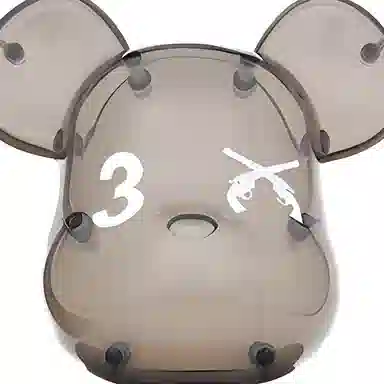 BE@RBRICK x 3.Paradis Roarguns Transparent 100%400%