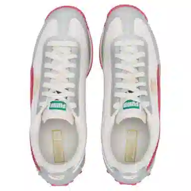 PUMA Easy Rider Silver White Red