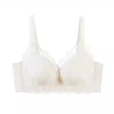 都市丽人 花卉手掌杯小胸聚拢显大舒适软支撑立体提拉性感蕾丝文胸 女款