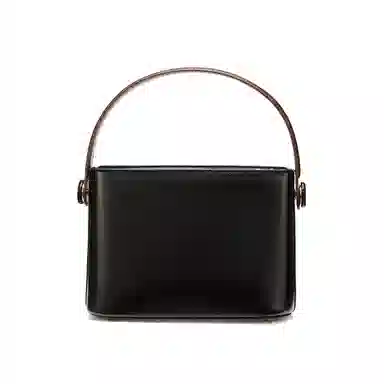 红蜻蜓 简约时尚设计高级感通勤小众通勤包 牛皮拼超细纤维合成革 手提包单肩包斜挎包 中号 女款 米白色/黑色