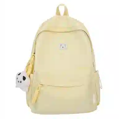 德力熊 简约大容量 尼龙 双肩包