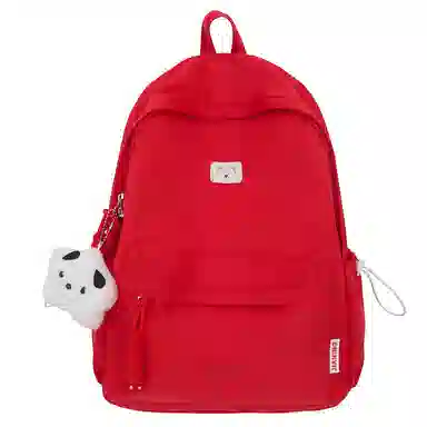 德力熊 简约大容量 尼龙 双肩包