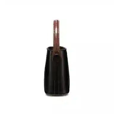 红蜻蜓 简约时尚设计高级感通勤小众通勤包 牛皮拼超细纤维合成革 手提包单肩包斜挎包 中号 女款 米白色/黑色