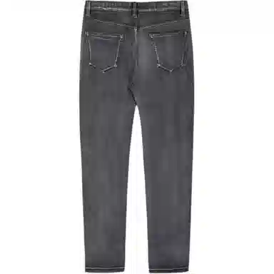 才子 修身舒适纯色中腰牛仔裤 男款 浅灰色