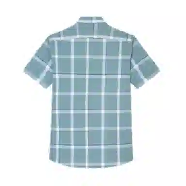 才子 翻领修身短袖衬衫 男款