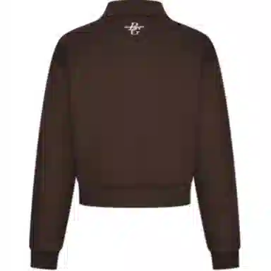 比音勒芬 拼接翻领长袖卫衣 女款 杏色