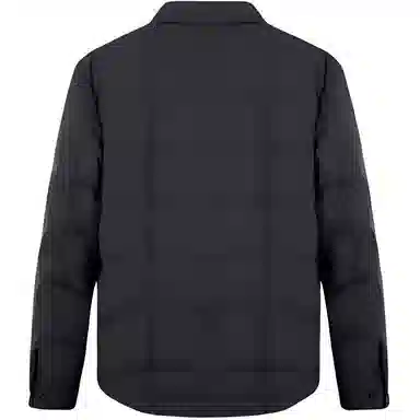 才子 纯色翻领修身纽扣长袖羽绒服 男款