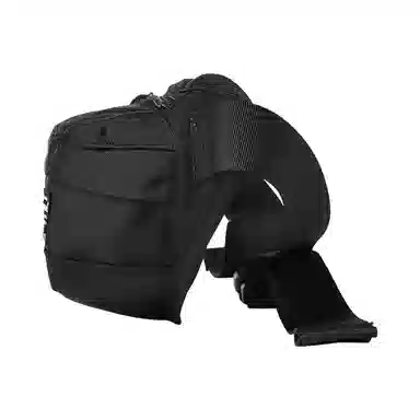 木村耀司 潮牌男休闲百搭大容量随身旅行轻便时尚潮流女 牛津纺 胸包斜挎包单肩包 常规 男女同款 黑色/红色