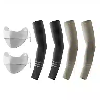 匹克 冰丝袖套防紫外线夏季户外骑行冰柱袖护手臂透气 锦纶 防晒袖 男女同款情侣款