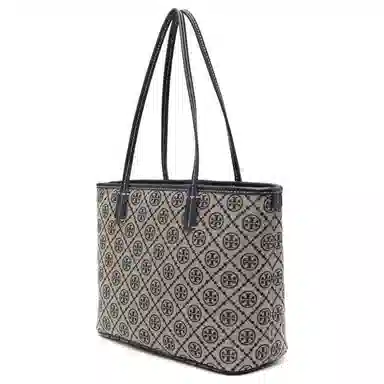 Tory Burch T Monogram Tote Small Navy