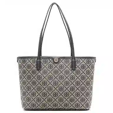 Tory Burch T Monogram Tote Small Navy