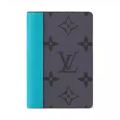 Louis Vuitton Pocket Organizer Gray Blue