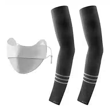 匹克 冰丝袖套防紫外线夏季户外骑行冰柱袖护手臂透气 锦纶 防晒袖 男女同款情侣款